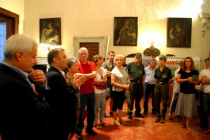 inaugurazione della Mostra a Palazzo Gallio.